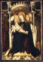 Free download Virgin and Child Enthroned with Saints Catherine and Jerome free photo or picture to be edited with GIMP online image editor