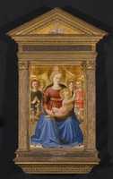 Free download Virgin and Child with Four Angels and the Redeemer free photo or picture to be edited with GIMP online image editor