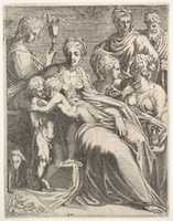 Free download Virgin and Child with Saints free photo or picture to be edited with GIMP online image editor