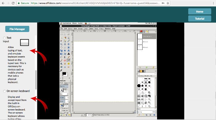 OffiDocs virtueller Linux-Online-Speicherplatz zum Ausführen von Linux-Anwendungen mit einem Webbrowser von einem Desktop aus