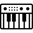 Virtual Piano  screen for extension Chrome web store in OffiDocs Chromium