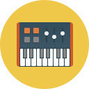 Virtual Piano Black  screen for extension Chrome web store in OffiDocs Chromium
