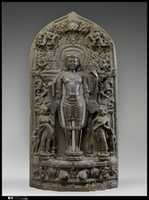 Free download Vishnu Accompanied by Lakshmi and Sarasvati free photo or picture to be edited with GIMP online image editor