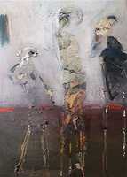 Free download Visiteurs du soir-collage et peinture free photo or picture to be edited with GIMP online image editor