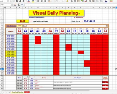 Baixe gratuitamente o modelo Visual Daily Planning DOC, XLS ou PPT gratuito para ser editado com o LibreOffice online ou OpenOffice Desktop online