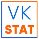 Tela VK Stat para extensão Chrome web store em OffiDocs Chromium