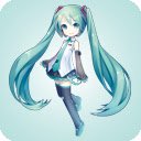 מסך ערכת נושא VOCALOID3 Hatsune Miku V3 להרחבה חנות האינטרנט של Chrome ב-OffiDocs Chromium