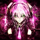 vocaloid Dark pink Miku theme 1366x768  screen for extension Chrome web store in OffiDocs Chromium