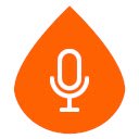 Voice Drop  screen for extension Chrome web store in OffiDocs Chromium