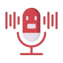 Voice Notes  screen for extension Chrome web store in OffiDocs Chromium