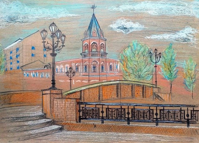 Free download voronezh a stone bridge free picture to be edited with GIMP free online image editor