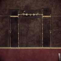 Free download Wall painting on black ground: supports with entablature, from the imperial villa at Boscotrecase free photo or picture to be edited with GIMP online image editor