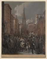 Free download Wall Street, Half Past Two, October 13, 1857 free photo or picture to be edited with GIMP online image editor