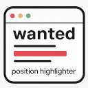 Wanted Position Highlighter  screen for extension Chrome web store in OffiDocs Chromium
