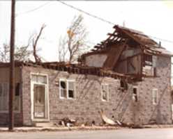 Free download Wapella Tornado Damage: Corner Cafe free photo or picture to be edited with GIMP online image editor