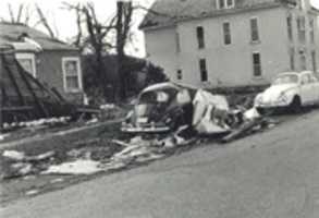 Free download Wapella Tornado Damage: Near Woollen Hotel free photo or picture to be edited with GIMP online image editor