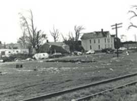 Free download Wapella Tornado Damage: Southeast From Tracks To Main St. free photo or picture to be edited with GIMP online image editor