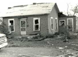 Free download Wapella Tornado Damage: Spray House, Front free photo or picture to be edited with GIMP online image editor