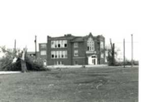 Free download Wapella Tornado Damage: Wapella Grade School free photo or picture to be edited with GIMP online image editor