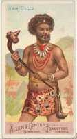 Free download War Club, from the Arms of All Nations series (N3) for Allen & Ginter Cigarettes Brands free photo or picture to be edited with GIMP online image editor