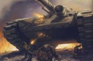 Free download Warhammer 40k - Baneblade Fighting Chaos Forces free photo or picture to be edited with GIMP online image editor