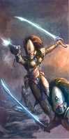 Free download Warhammer 40k - Eldar Howling Banshees [Copyright MajesticChicken] free photo or picture to be edited with GIMP online image editor