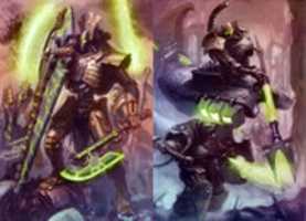Free download Warhammer 40k - Necron Lychguard And Destroyer [Copyright MajesticChicken] free photo or picture to be edited with GIMP online image editor
