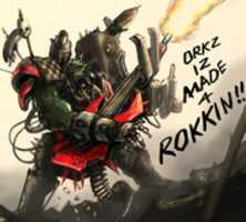 Free download Warhammer 40k - Orkz Iz Made 4 Rokkin free photo or picture to be edited with GIMP online image editor