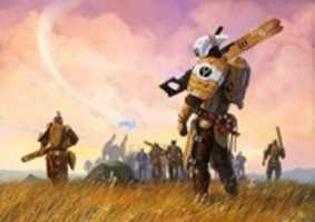 Free download Warhammer 40k - Tau Fire Warriors Walking free photo or picture to be edited with GIMP online image editor