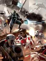 Free download Warhammer 40k - Tau Red and White Cadre free photo or picture to be edited with GIMP online image editor