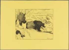 Free download Washerwomen, from the Volpini Suite: Dessins lithographiques free photo or picture to be edited with GIMP online image editor