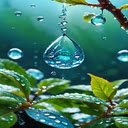 Water drop wallpaper  screen for extension Chrome web store in OffiDocs Chromium