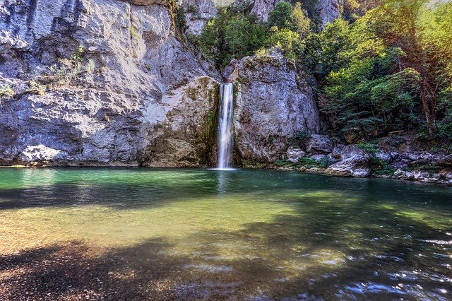دانلود رایگان آبشار طبیعت جنگل که عکس رایگان برای ویرایش با ویرایشگر تصویر آنلاین رایگان GIMP