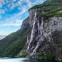 Waterfall from above  screen for extension Chrome web store in OffiDocs Chromium