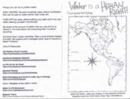 Free download Water is a Human Right! zine free photo or picture to be edited with GIMP online image editor