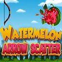 Màn hình trò chơi Watermelon Arrow Scatter dành cho tiện ích mở rộng Cửa hàng Chrome trực tuyến trong OffiDocs Chromium