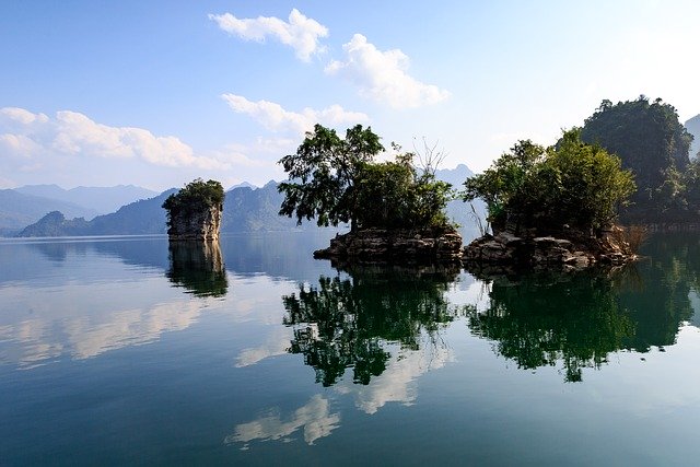 Free download water reflection nature lake sky free picture to be edited with GIMP free online image editor