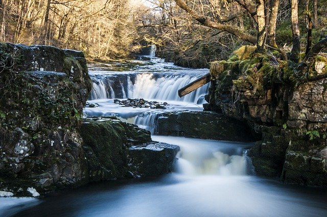 Free download water waterfall nature landscape free picture to be edited with GIMP free online image editor