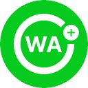 Écran WA Web Sender pour l'extension Chrome web store dans OffiDocs Chromium