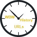 WBW History URLs  screen for extension Chrome web store in OffiDocs Chromium