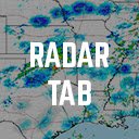 OffiDocs Chromium の拡張 Chrome Web ストアの Weather Radar タブ画面