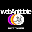 webAntidote PlutoTV GH2022  screen for extension Chrome web store in OffiDocs Chromium