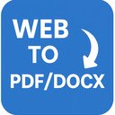 Web Page Converter  screen for extension Chrome web store in OffiDocs Chromium