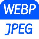 WebP to JPEG  screen for extension Chrome web store in OffiDocs Chromium
