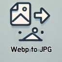 WebP to JPG Converter  screen for extension Chrome web store in OffiDocs Chromium