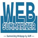 Web Summarizer  screen for extension Chrome web store in OffiDocs Chromium