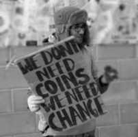 Free download We dont need coins we need change free photo or picture to be edited with GIMP online image editor
