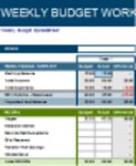 Download gratuito Weekly Budget Spreadsheet DOC, XLS o modello PPT gratuito da modificare con LibreOffice online o OpenOffice Desktop online