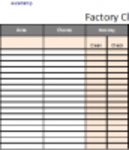 دانلود رایگان Weekly Factory Cleaning Schedule DOC، XLS یا PPT به صورت رایگان برای ویرایش با LibreOffice آنلاین یا OpenOffice Desktop آنلاین