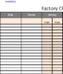 Libreng download Lingguhang Factory Cleaning Schedule DOC, XLS o PPT na template na libreng i-edit gamit ang LibreOffice online o OpenOffice Desktop online